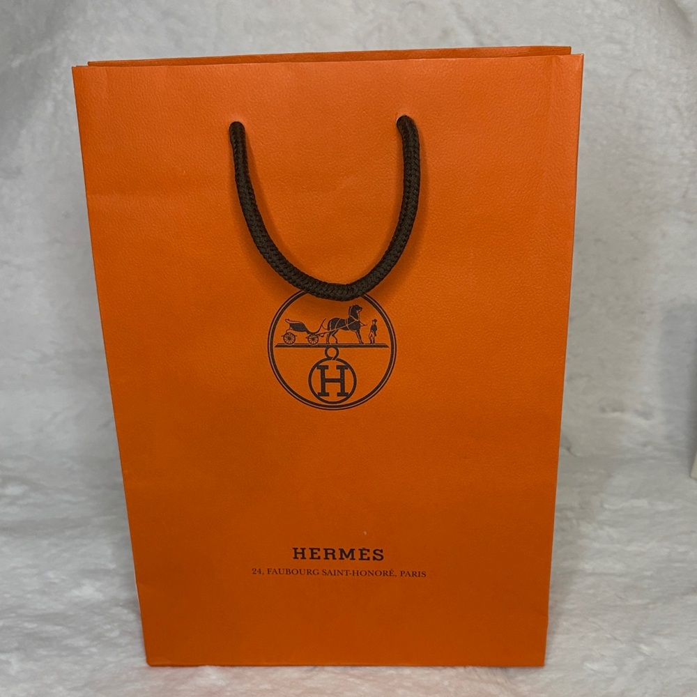 Hermes Vibrant Orange Tote Bag